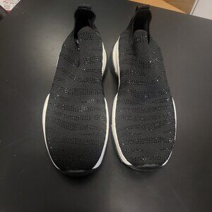 Zara black Rhinestone sneakers